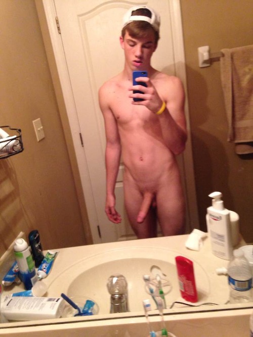 Teen Boy Selfshot Mobile